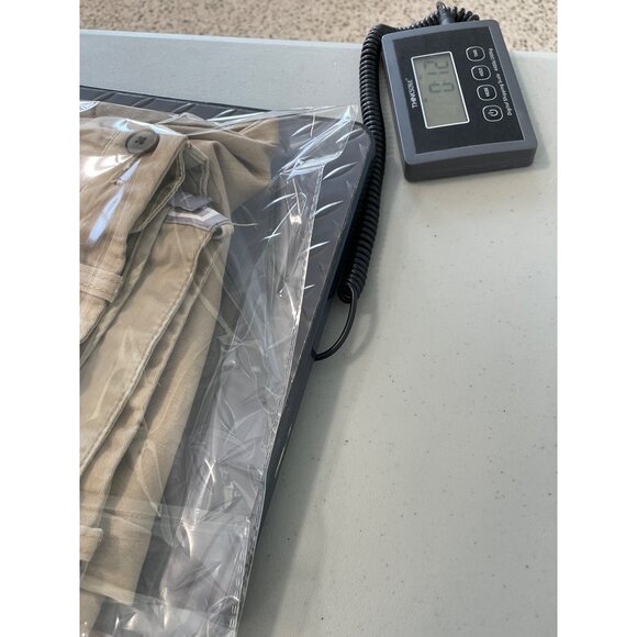 JCP Mens Shorts Size 34 Chino Tan Khaki Cotton Flat Front Pockets Preppy Golf - Picture 7 of 7